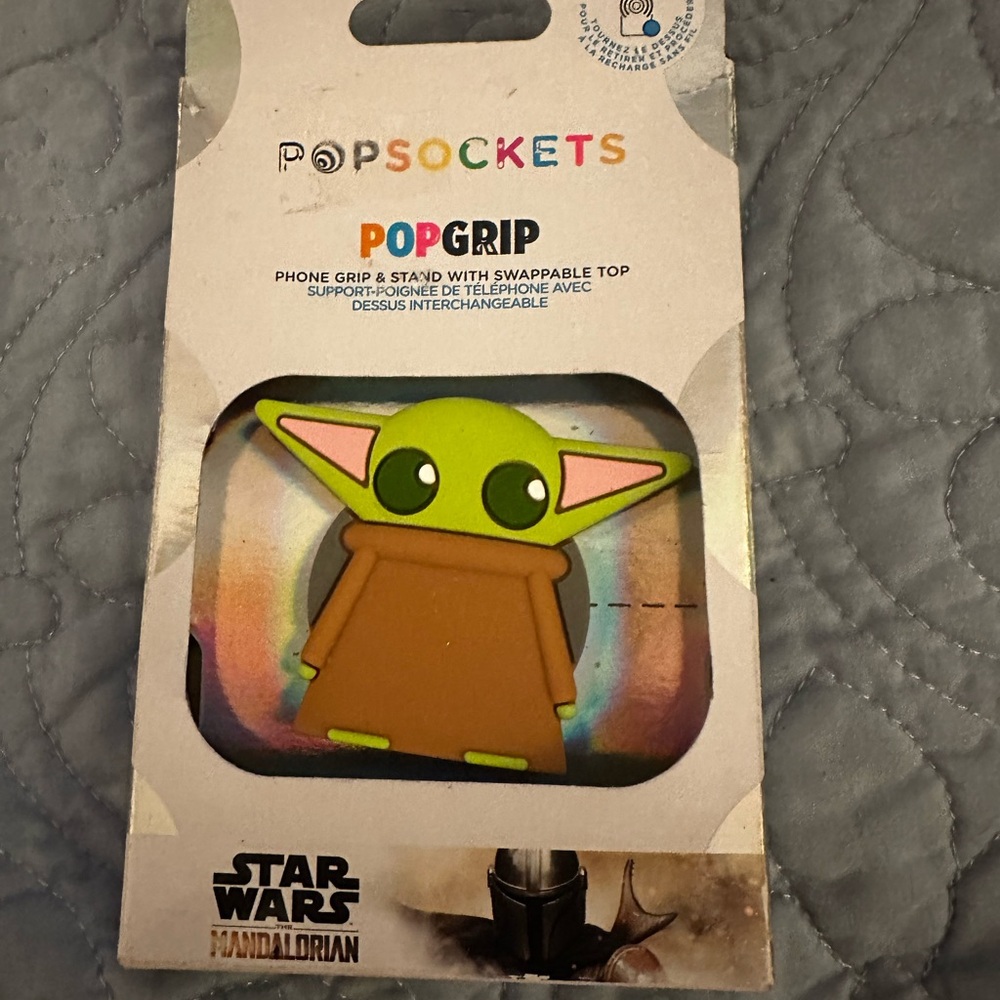 PopSocket Popgrip Star Wars Baby Yoda swap Phone Grip Stand Grogu Mandalorian